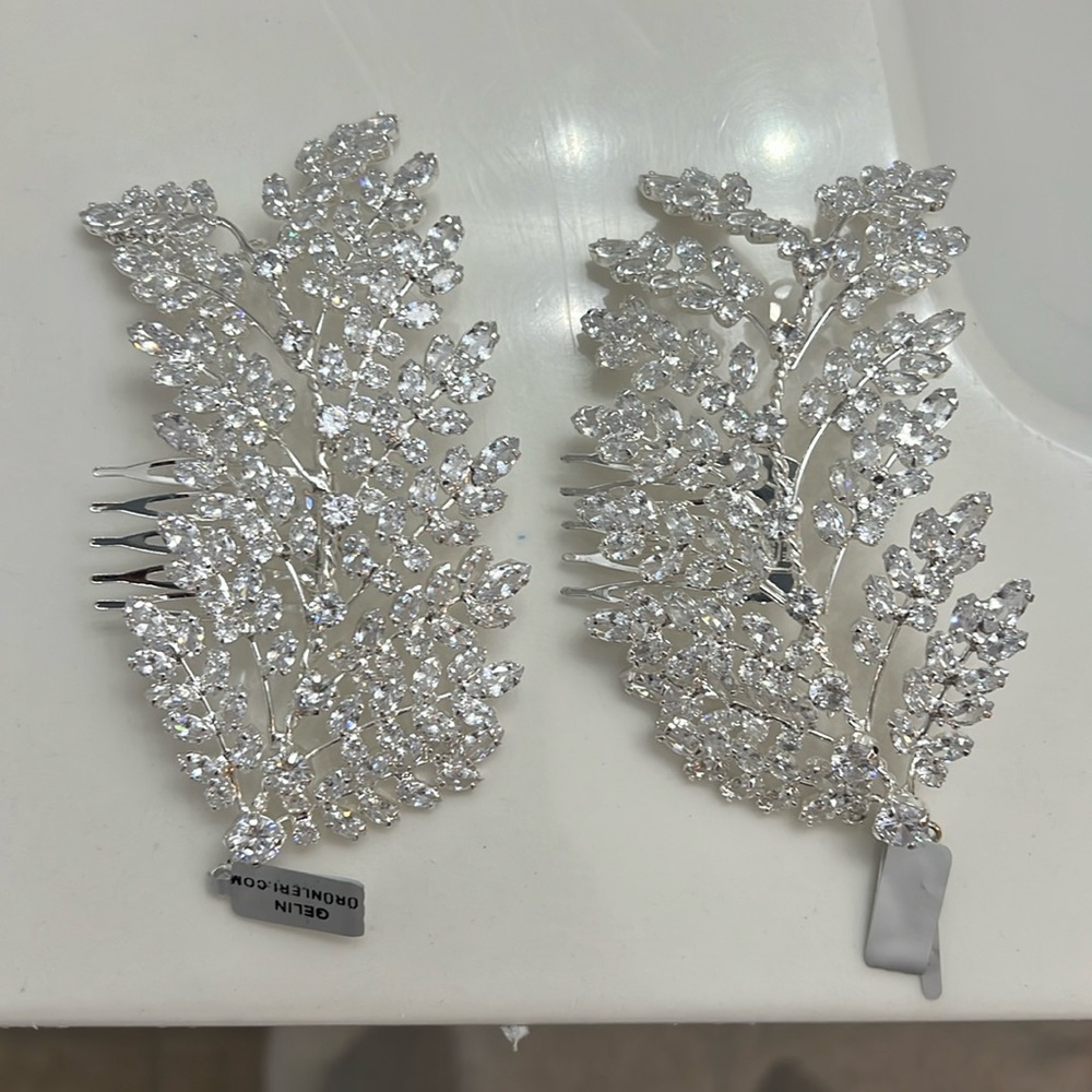 Swarovski crystal bridal headpiece